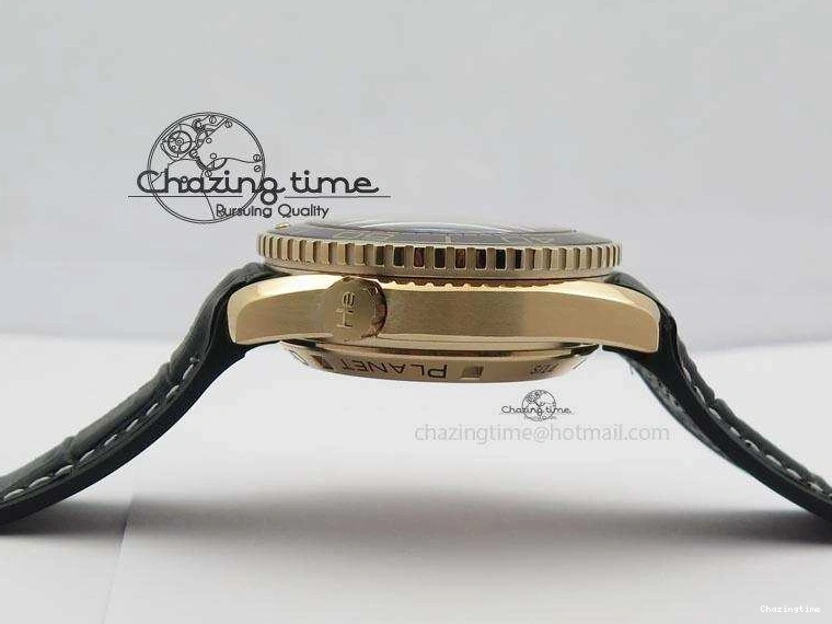 0215 Breathable Seamaster Professional Chrono RG Black Ceramic Black Dial On Black Gummy Strap A 8214